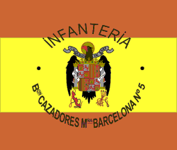 [Colour of the 5th Mountain Battalion 'Barcelona' 1938-1945 (Spain)]